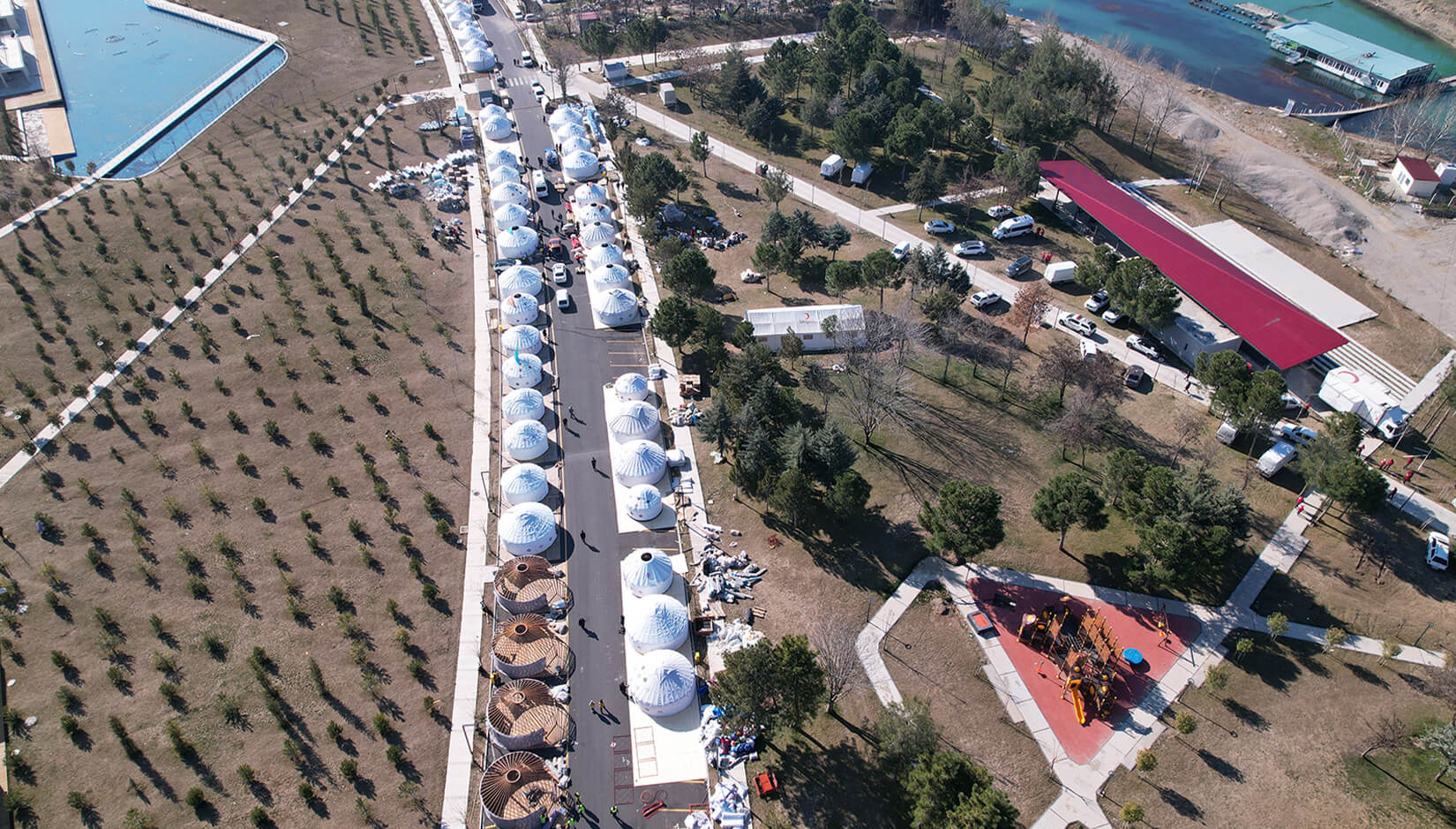 The Solidarity Oba (Tent Village) Is Being Established in the Earthquake Region