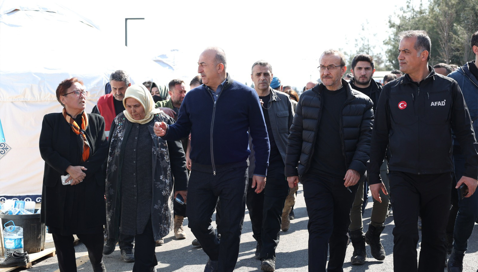 Foreign Minister Mr. Mevlüt Çavuşoğlu visited the Solidarity Camp